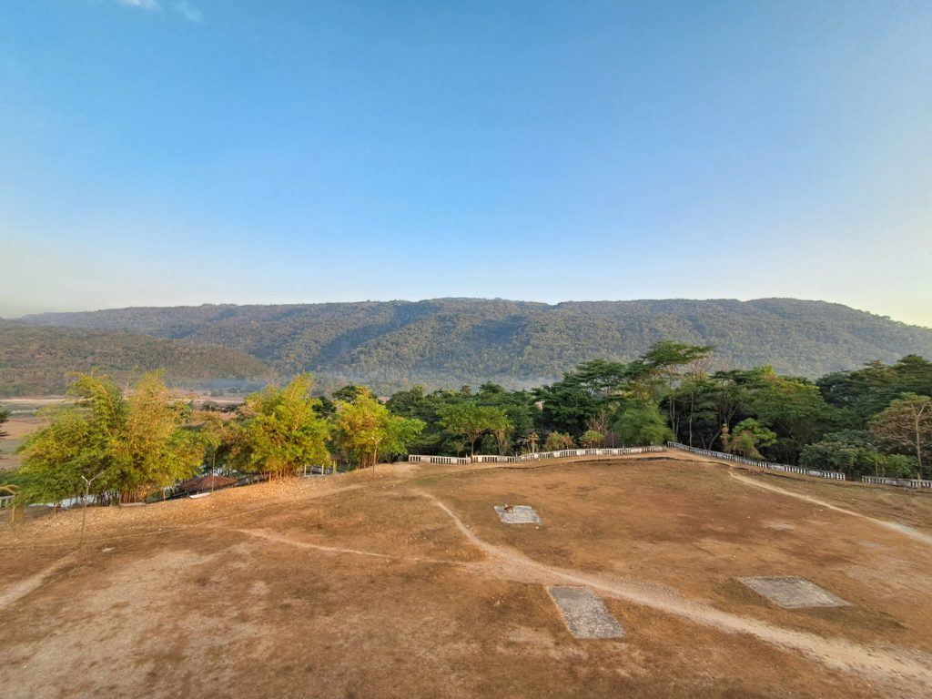 Arrival at Jaintia Hill Resort, Jaflong — nature welcoming the team.